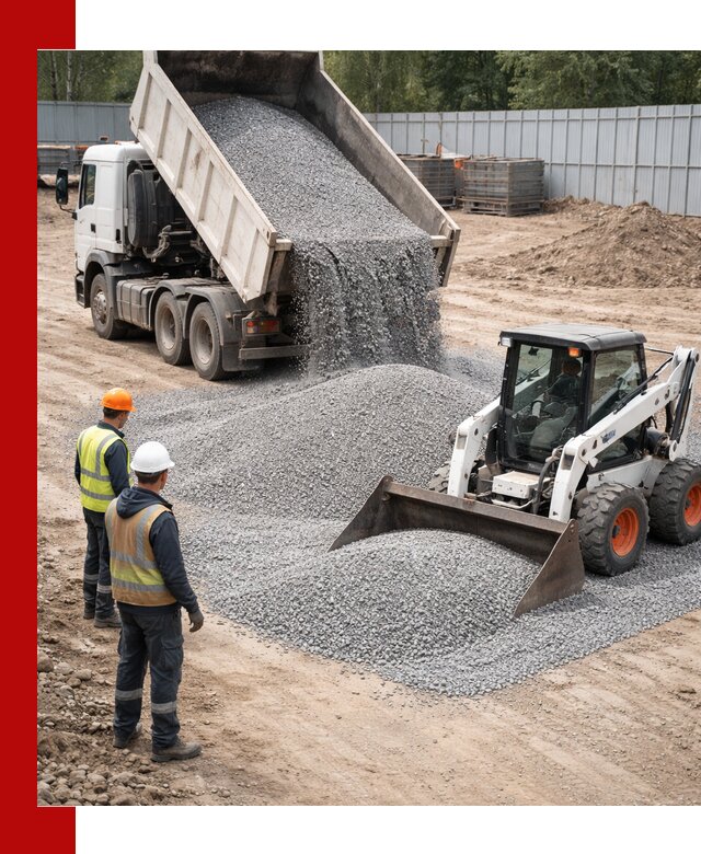 Доставка и продажа гранитного щебня фракции 0-5 в Карталах