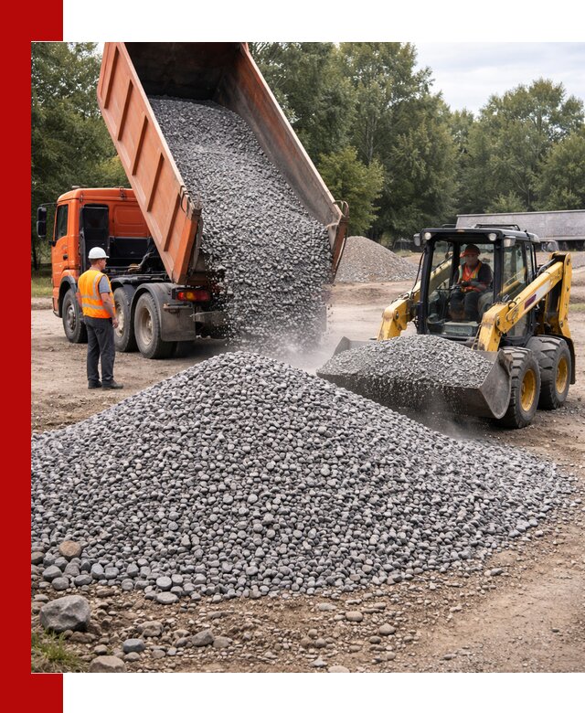 Купить гранитный щебень фракции 5–10 в Карталах с доставкой