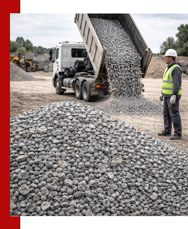 Доставка и продажа гранитного щебня фракции 5-20 в Карталах