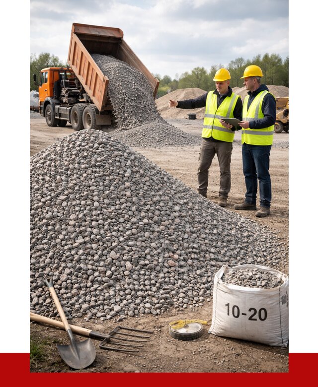 Гранитный щебень фракция 10-20 в Карталах от 4381 руб.|ПРОНЕРУДКрт
