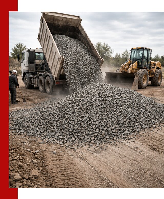 Гранитный щебень фракция 10-20 с доставкой в Карталах