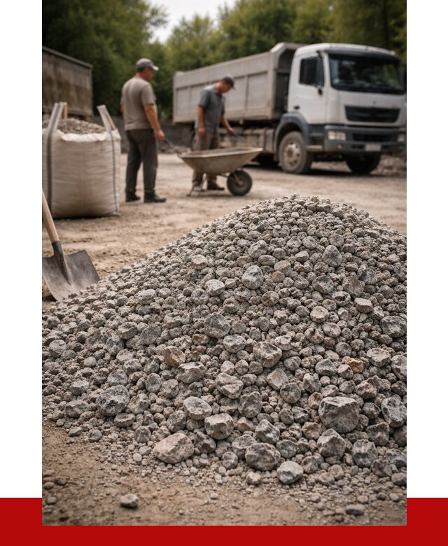 Гранитный щебень фракция 20-40 в Карталах от 3338 руб. ПРОНЕРУДКрт