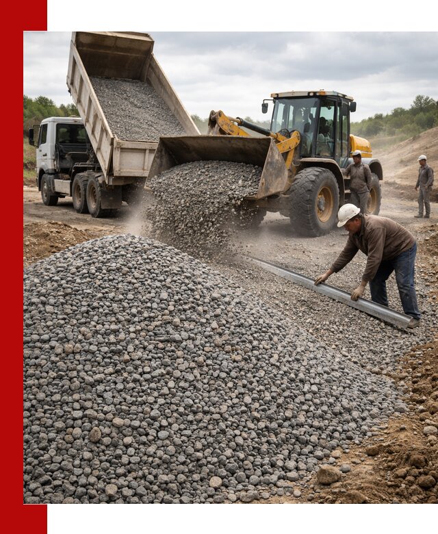Гравийный щебень фракция 5-20 с доставкой в Карталах