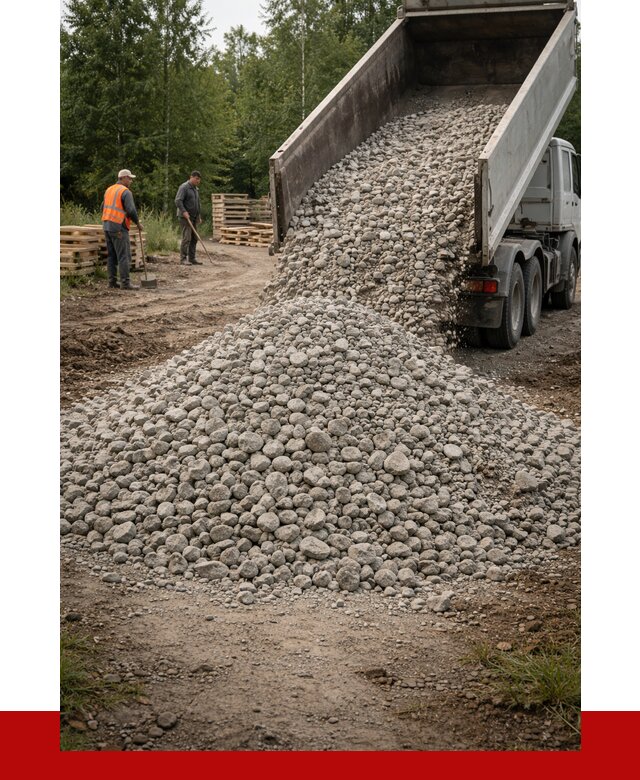 гравийный щебень фракция 70-120 в Карталах от 2556 р. ПРОНЕРУДКрт