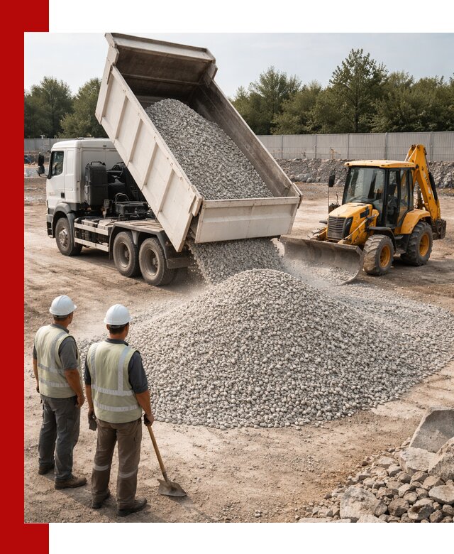 Купить известняковый щебень фракции 5–10 мм с доставкой в Карталах