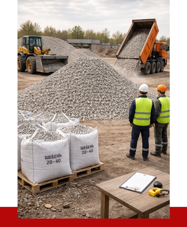 Известняковый щебень 20-40 в Карталах от 2191 р. ПРОНЕРУДКрт