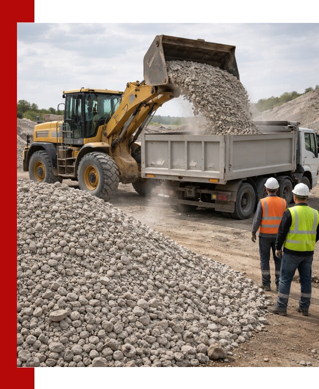 Доломитовый щебень фракция 40–71 доставка и продажа в Карталах