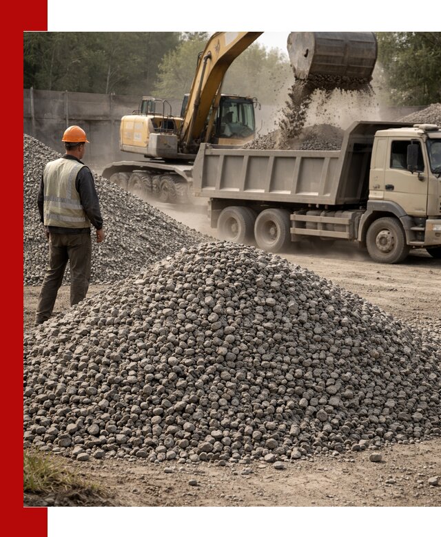 Шлаковый щебень фракция 5-20 с доставкой в Карталах