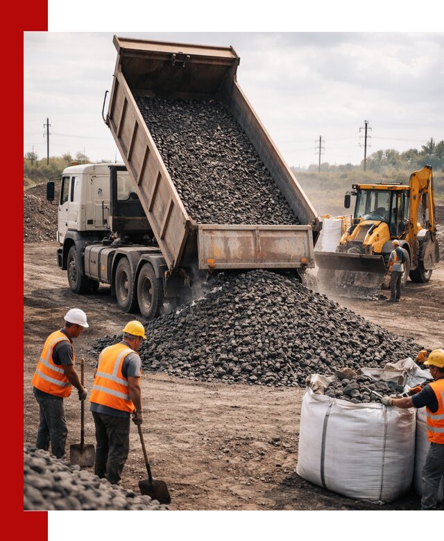 Шлаковый щебень фракция 40-70 с доставкой в Карталах