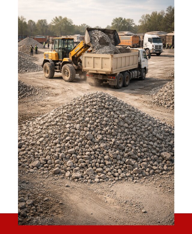 Вторичный щебень фракция 40-70 в Карталах от 1815 р, ПРОНЕРУДКрт