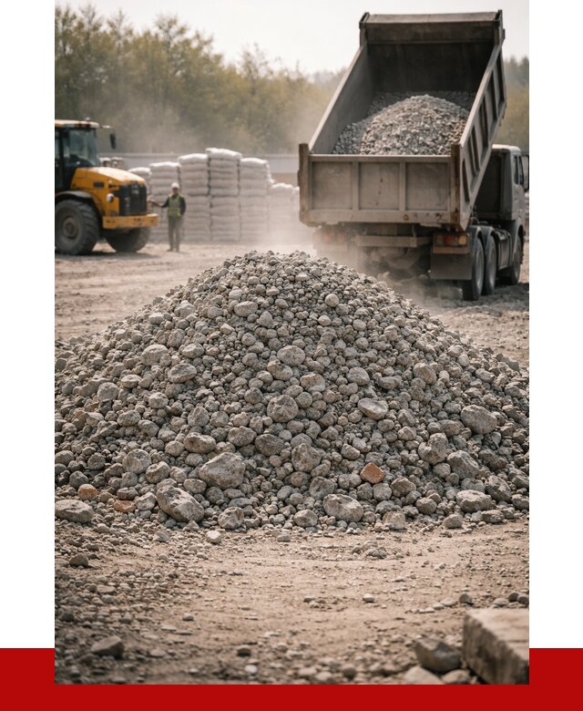 Вторичный щебень фракция 70-150 в Карталах от 1460 р. | ПРОНЕРУДКрт