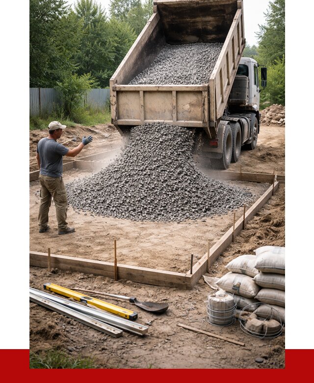 Купить щебень для фундамента в Карталах от 4694 р. | ПРОНЕРУДКрт