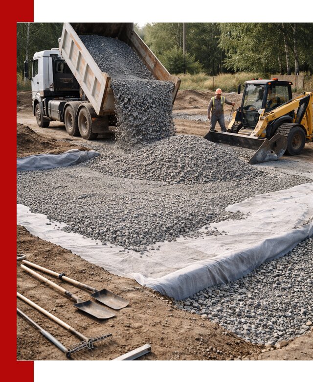 Щебень для фундамента с доставкой в Карталах