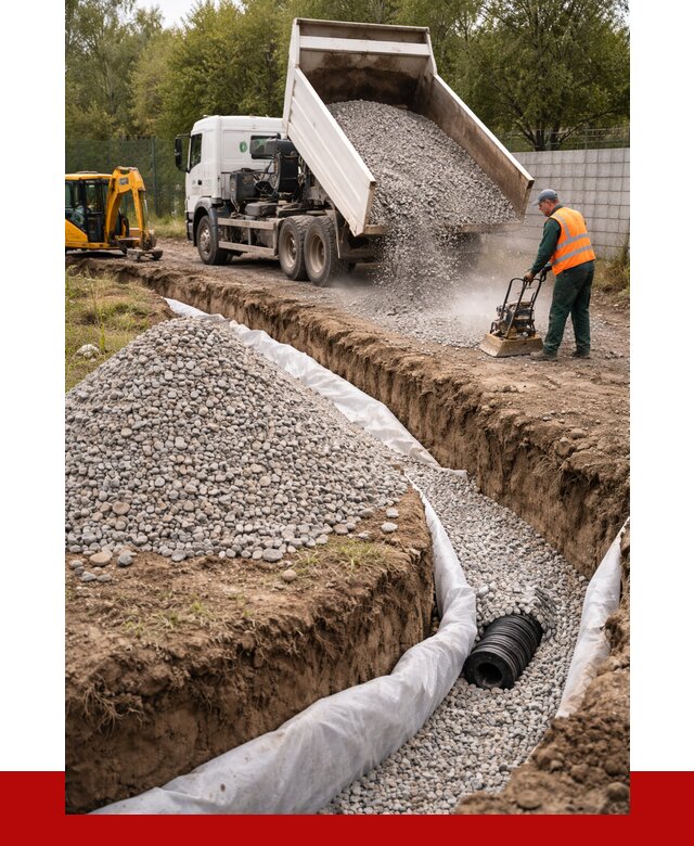 Щебень для дренажа в Карталах от 1930 р., ПРОНЕРУДКрт доставка