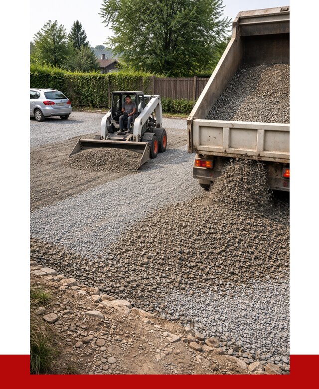 Щебень для парковки в Карталах с доставкой от 1252 р.| ПРОНЕРУДКрт