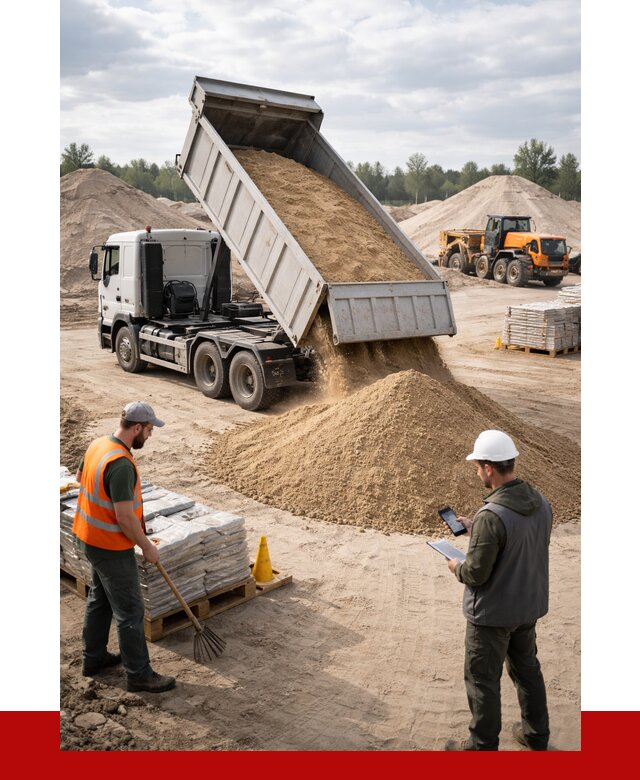 Карьерный песок с доставкой в Карталах от 3755 р. ПРОНЕРУДКрт