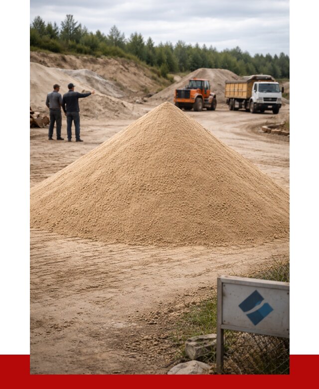 Карьерный песок навалом в Карталах от 1878 р. | ПРОНЕРУДКрт
