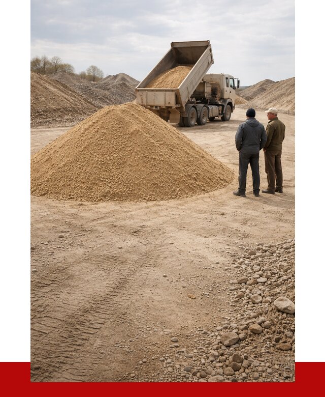 Карьерный песок крупнозернистый в Карталах от 8866 р | ПРОНЕРУДКрт