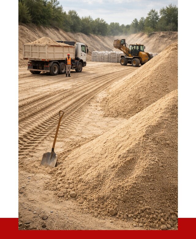 Карьерный песок мелкозернистый в Карталах от 9388 р. | ПРОНЕРУДКрт