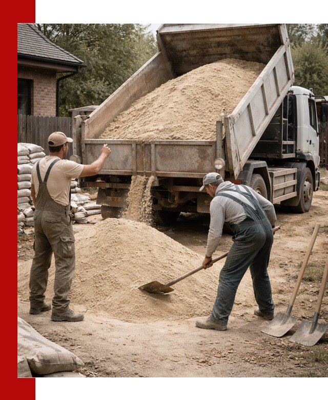 Песок для штукатурки с доставкой в Карталах качественный и чистый