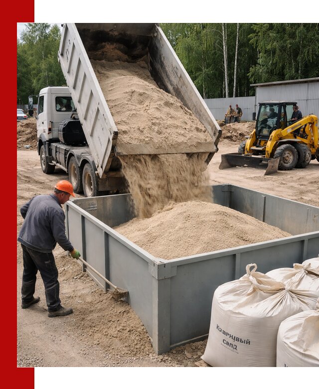 Кварцевый песок для фильтра в Карталах — доставка и качество