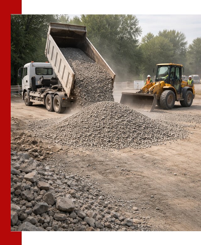 Гравий фракция 5–20 доставка в Карталах оптом и в розницу