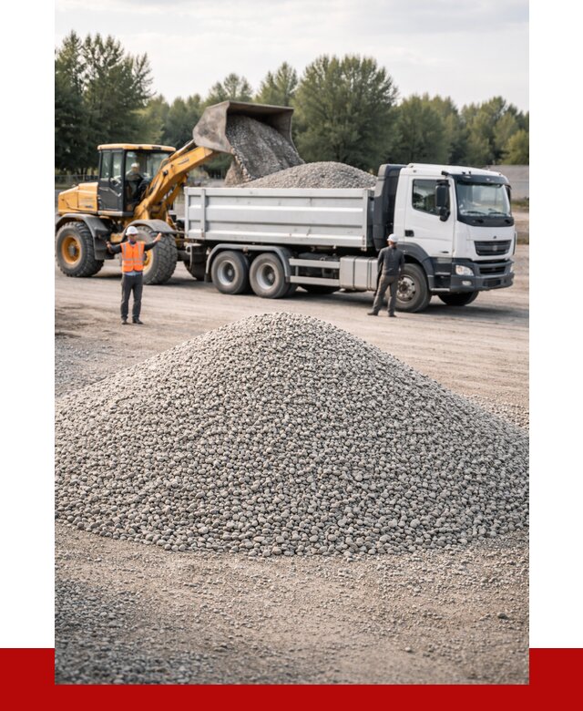 Купить мытый гравий в Карталах от 3651 р, доставка ПРОНЕРУДКрт