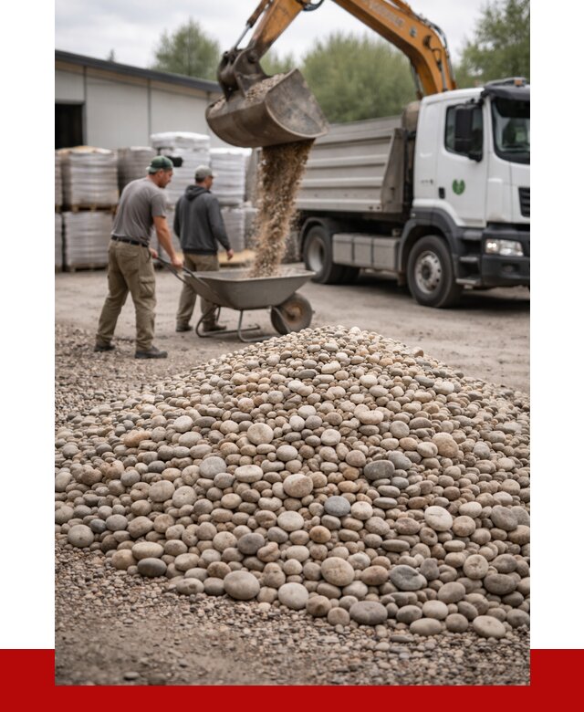 Галька декоративная в Карталах от 3338 р. за куб | ПРОНЕРУДКрт