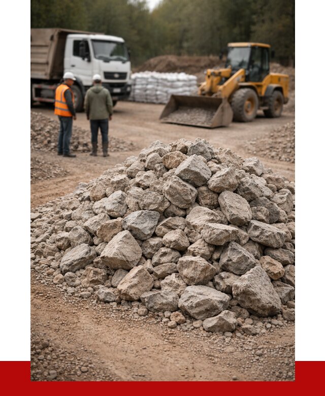 Купить бутовый камень с доставкой в Карталах от 2399 р. | ПРОНЕРУДКрт