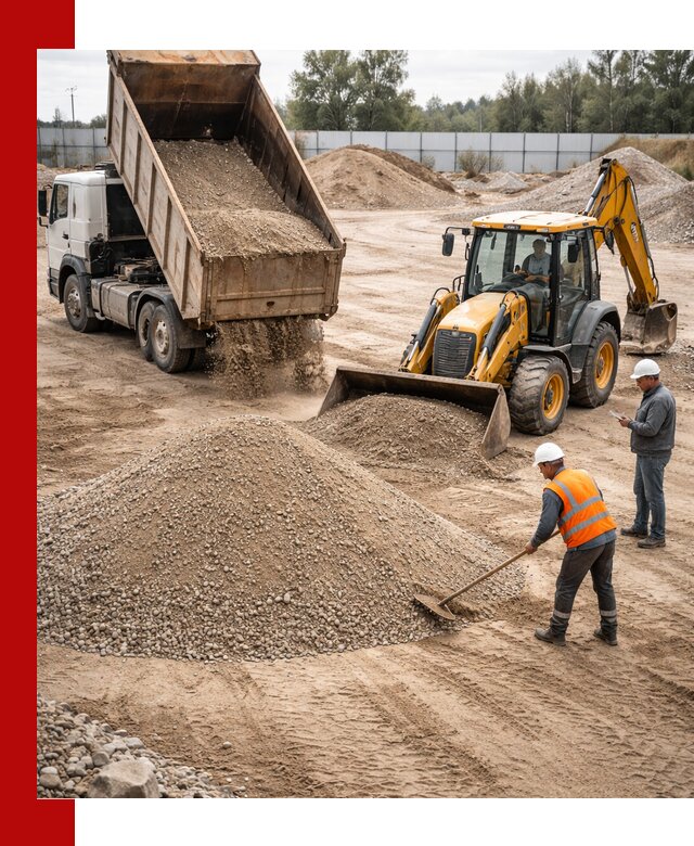 Поставка и доставка ПГС С4 в мешках и самосвалах в Карталах