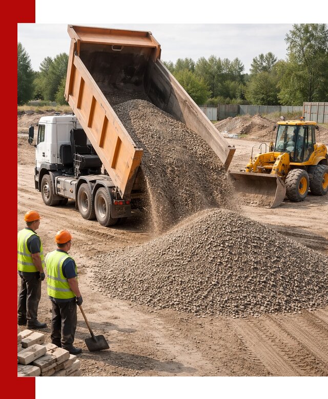 Доставка щебёночно-песчаной смеси ЩПС С7 в Карталах