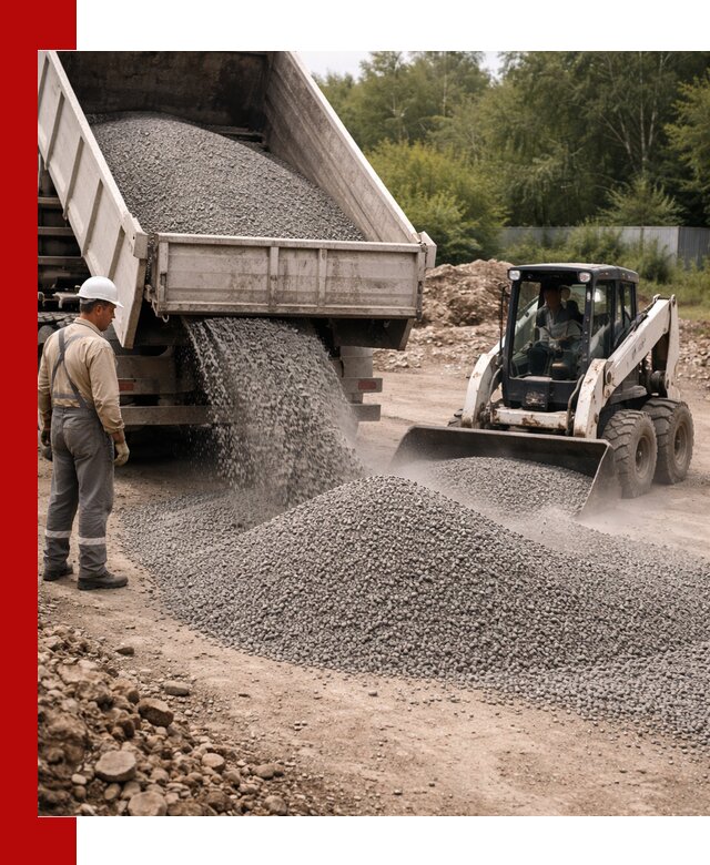 Доставка гравийного отсева 0-5 в Карталах оптом и в розницу