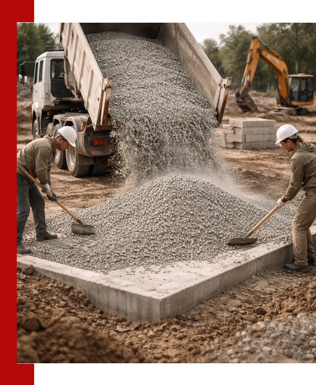 Доставка и продажа отсева для бетона в Карталах