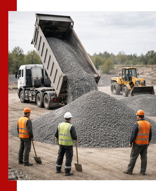 Доставка и продажа гранитной крошки в Карталах
