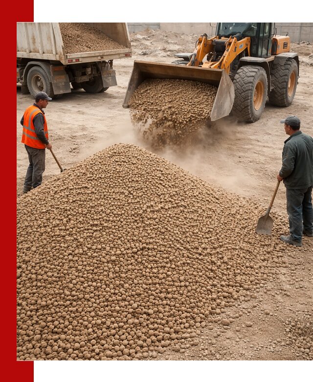 Керамзит фракция 10-20 с доставкой в Карталах