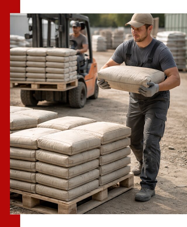 Доставка цемента в мешках оптом и в розницу в Карталах