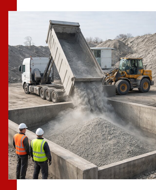 Доставка цемента навалом в Карталах крупными партиями