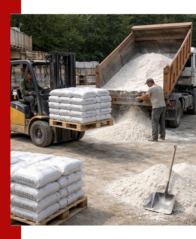 Доставка строительной извести оптом и в розницу в Карталах