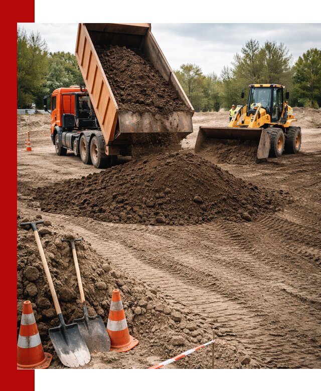Поставка и доставка планировочного грунта в Карталах