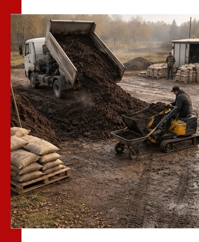 Кислый торф в доставке по выгодным ценам в Карталах