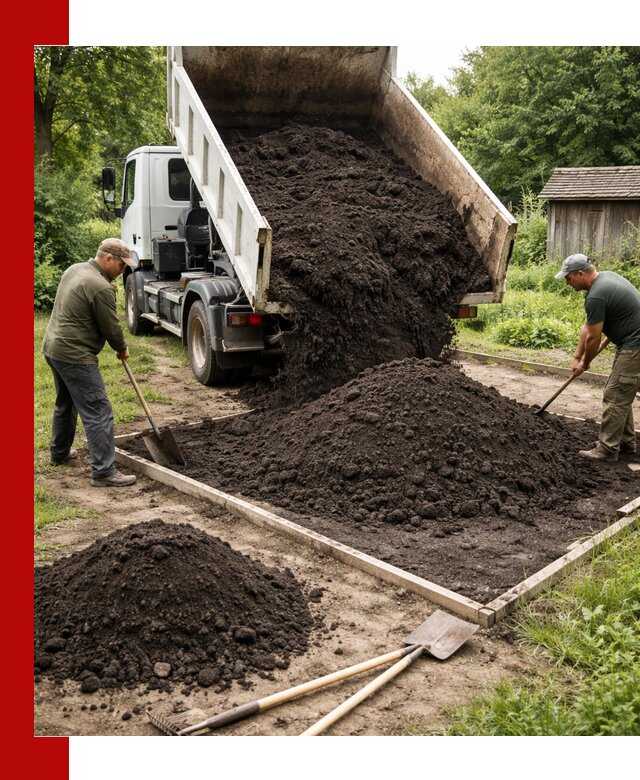 Купить чистый чернозем для огорода с доставкой в Карталах