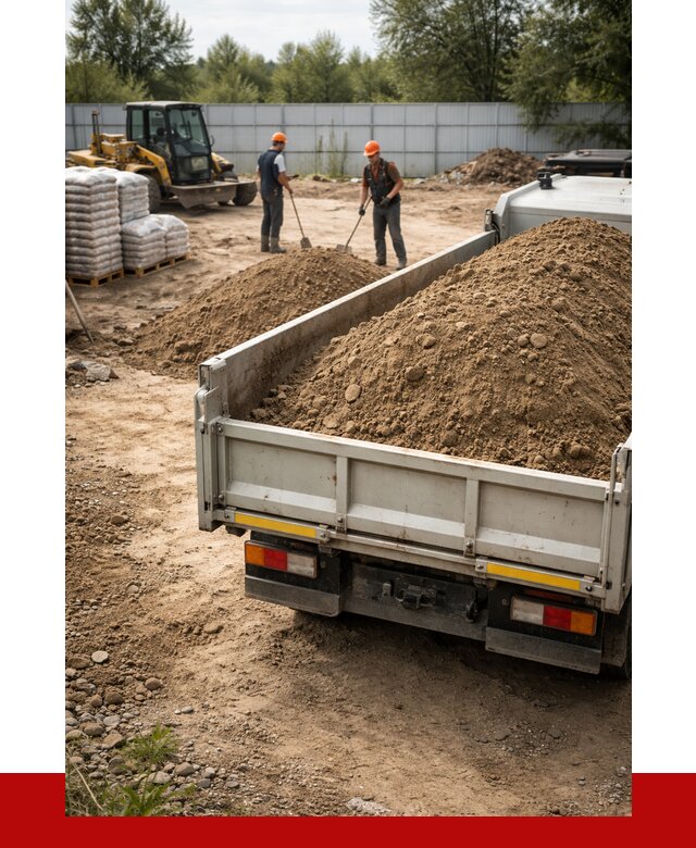 Супесь с доставкой в Карталах от 2556 р. за куб | ПРОНЕРУДКрт