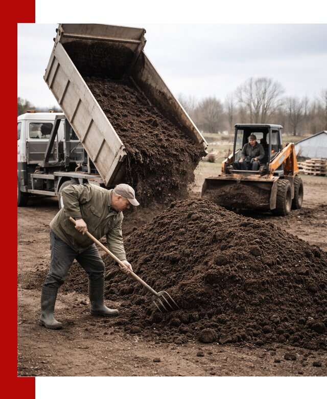 Доставка и продажа перегноя в Карталах быстро и дешево