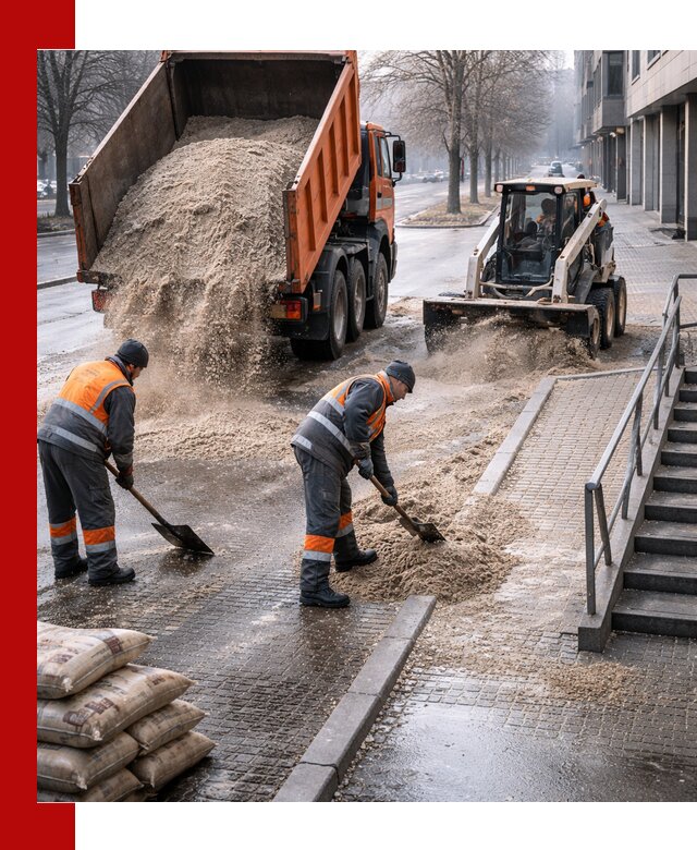 Поставка противогололедных материалов в Карталах