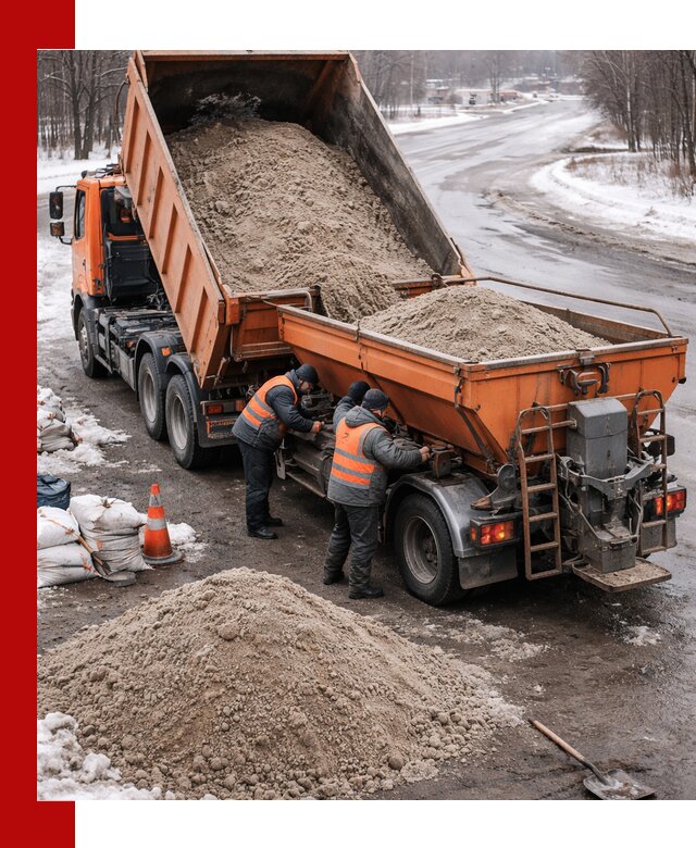 Поставка и вывоз пескосоля в Карталах оптом и в розницу