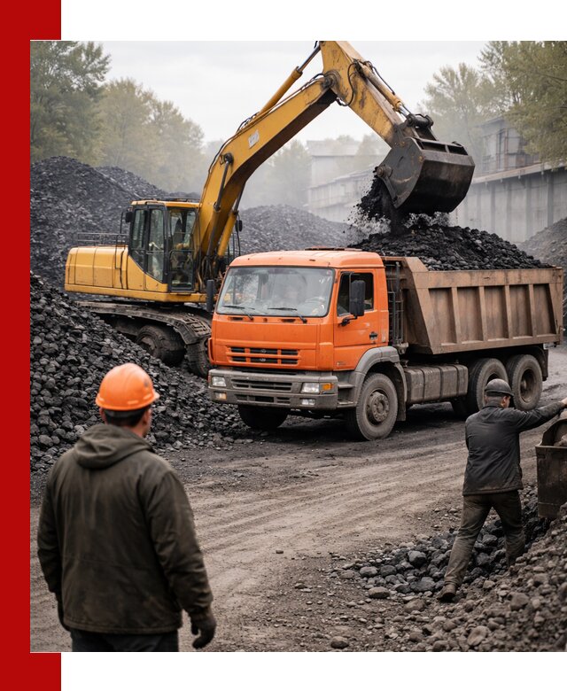 Доставка угля автотранспортом в Карталах быстро и выгодно