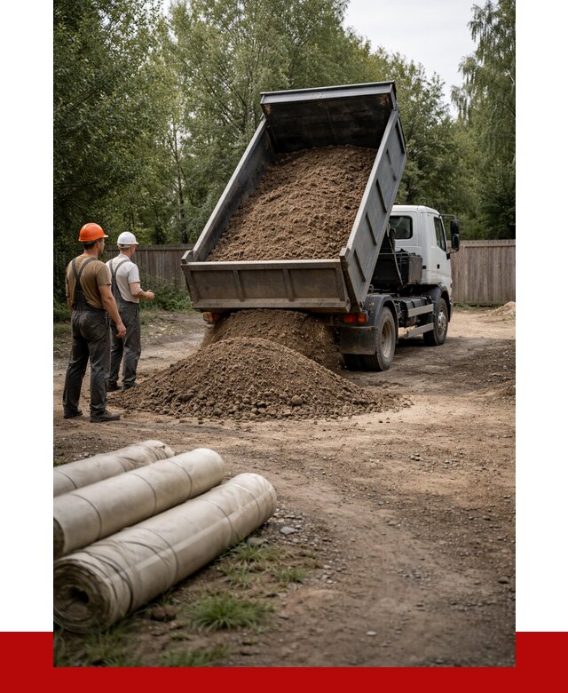 Доставка сыпучих материалов самосвалом в Карталы от 4381 р. | ПРОНЕРУДКрт