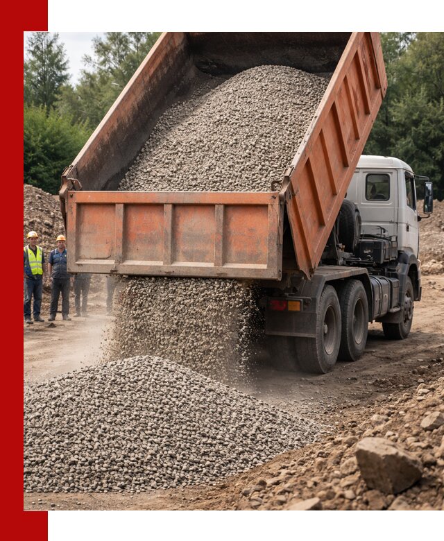 Доставка сыпучих материалов самосвалом в Карталах быстро и надежно