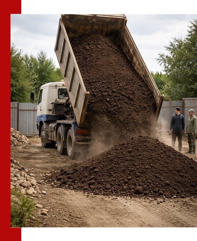 Доставка самосвалом 10 кубов в Карталах быстро и надёжно