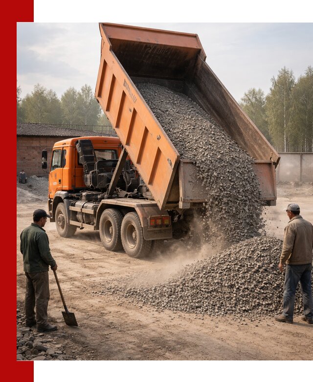 Доставка самосвалом 20 м3 в Карталах быстро и надежно